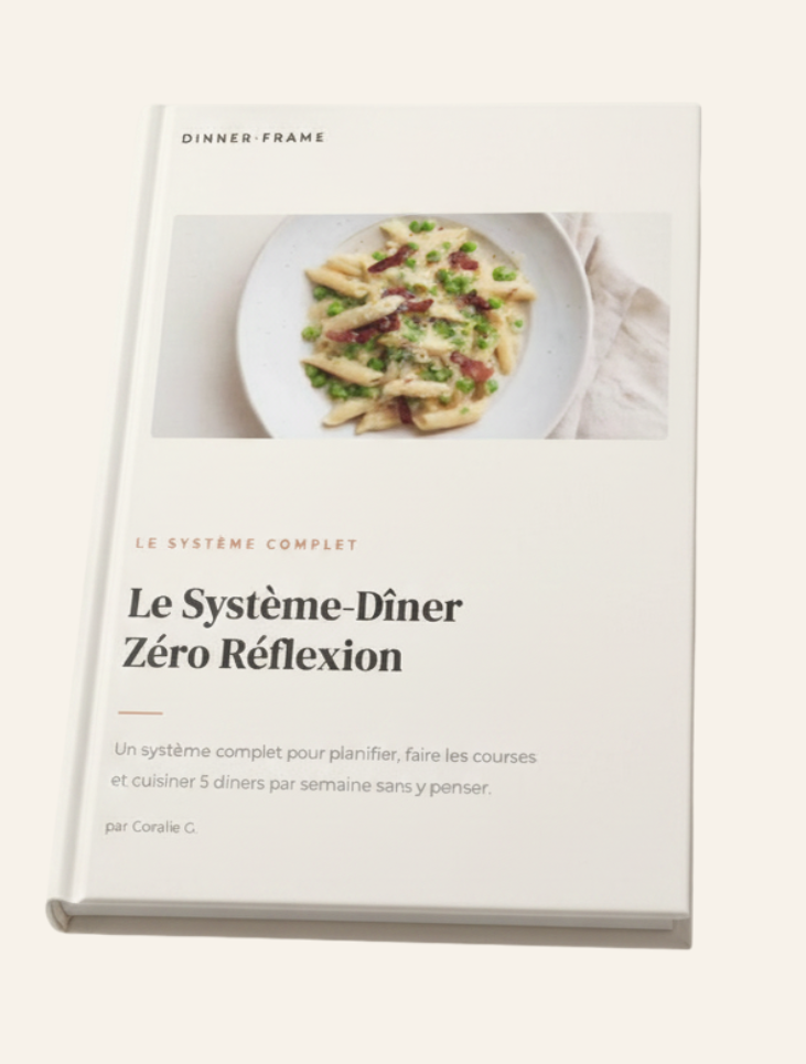Le Système Dîner Zéro Friction — couverture ebook